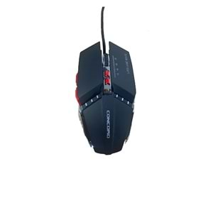 IŞIKLI KABLOLU 7200 DPİ , 6 TUŞ 1.5 Metre KBL. GAMİNG MOUSE CONCORD C23