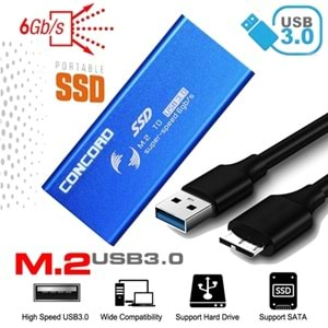 USB 3.0 M.2 Harddisk Kutusu Concord C-898