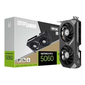 ZOTAC GeForce RTX 5060 GAMING TWIN EDGE OC 8GB GDDR7 128Bit DLSS 4 Ekran Kartı