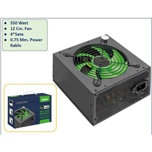 550W POWER SUPPLY KUTULU C-881