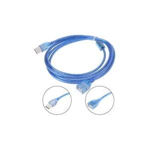 1.5M USB UZATMA BLUE ŞEFFAF C539