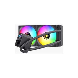 DARYUN BUZZ-V2 240MM Siyah Argb Yeni Nesil ISI Göstergeli Yüksek Performanslı Sıvı Soğutması