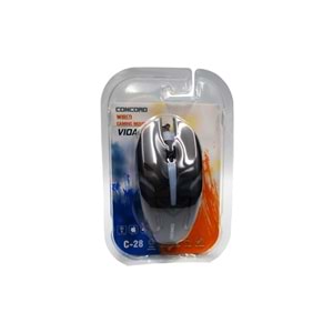 KABLOLU IŞIKLI MOUSE VAKUM 3D WIRED OPT. C-28