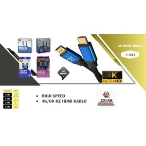 1.5M HDMI 4K KABLO C591