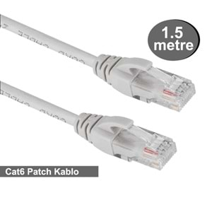 1.5M ETHERNET PATCH CAT6 POŞETLİ KABLO GAB-C601