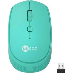 LENOVO LECOO WS202 1600DPI 4 TUŞLU KABLOSUZ MOUSE (YEŞİL RENK)