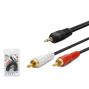 1.5M DC3.5 TO 2RCA M SES KABLO HADRON HDX1024