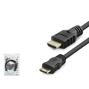 HDMI TO MINI HDMI KABLO PVC SİYAH 1.5M HADRON HDX2009