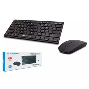 HADRON MİNİ KLAVYE & MOUSE SET WIRELESS Q (SMART TV UYUMLU)