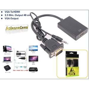 VGA TO HDMI DÖNÜŞTÜRÜCÜ