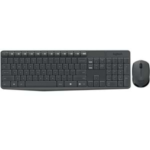 Q LOGITECH MK235 KABLOSUZ KLAVYE MOUSE SET MULTIMEDYA KOYU GRI 920-007925