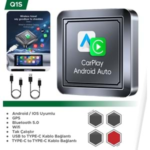 ANDROİD AUTO CARPLAY Q1S