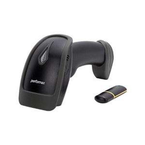 PERFORMAX PR-50 1D Lazer Kablosuz USB Dongle Barkod Okuyucu.