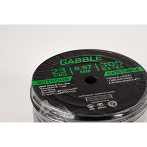 GABBLE GAB-CDK305 CAT6 305MT DIS ORTAM KABLO OD 0.57MM