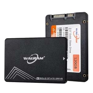 WALRAM 120GB 560/500 MBS OKUMA YAZMA HIZI SATA3 3D TLC NAND SSD DISK