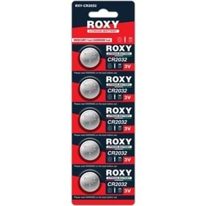 ROXY CR2032 3V LITHIUM PIL 5 LI PAKET
