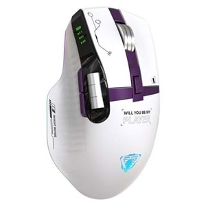 JEDEL GWH-101 ŞARJLI WİRELESS KABLOSUZ BLUETOOTH 12000 DPİ 6D GAMİNG SİYAH MOUSE