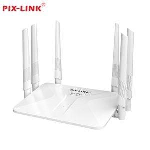 PIX-LINK LV-WR50Q 300 Mbps 2,4GHZ Repeater/AP MODE 6 ANTENLİ Wi-Fi-N Router