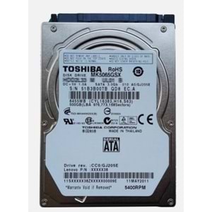 TOSHIBA MK5065GSX 500GB 5400RPM SATA 2.5