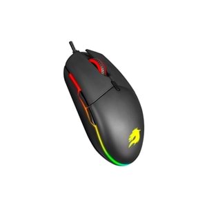 GameBooster USB RGB Led Aydınlatmalı 3200dpi Gaming Optic Siyah Mouse