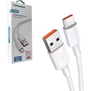 SPRANGE STFC T-Force 67W USB - TYPE-C Kablo 1Mt.
