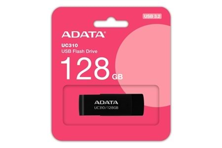 ADATA UC310 128GB USB 3.2 FLASH DİSK ( SİYAH)