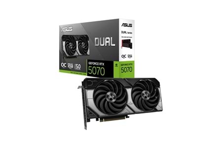 ASUS Dual GeForce OC RTX5070 12GB 192BIT GDDR7 EKRAN KARTI