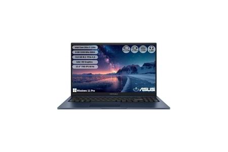 ASUS VİVOBOOK İNTEL CORE 5 120U 8GB DDR5 RAM 512GB M.2 SSD 15.6