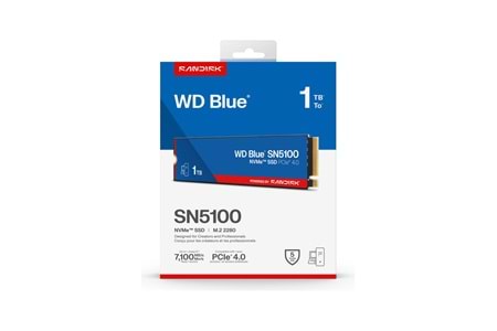 WD BLUE SN5100 1TB M.2 NVME (7100/6700MB/S) PCIE 4.0 NVME SSD DISK