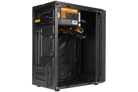 Everest WARP Peak 250W Akrilik Yan Panel M-ATX Mini-T Gaming Oyuncu Kasası