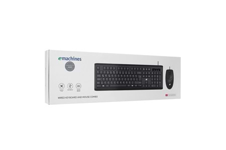 ACER EMACHINES USB Q STANDART KLAVYE + MOUSE SET ( SİYAH - EAK9821S)