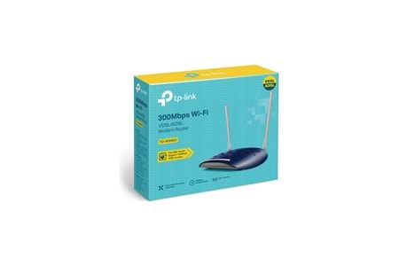 TP-LINK TD-W9960 WIFI 4 VDSL/ADSL 2 ANTEN 300 MBPS 4PORTLU DUAL BAND MODEM ROUTER
