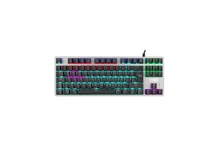 ALTEC LANSING SIYAH GUMUS BLUE SWITCH RAINBOW 87 TUSLU SUPER KOMPAKT MEKANIK GAMING KLAVYE