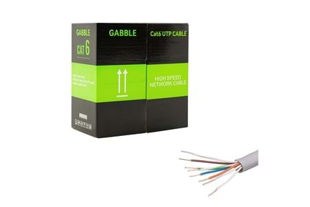 GABBLE 305M İÇ MEKAN 23 AWG/4P CAT6 KUTU KABLO