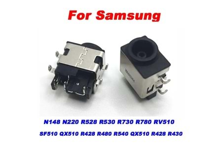 SAMSUNG NP N148, N220, R528, R530, R730, R780, RV510, SF510, QX510, R428, R480, R540, QX510, R428, R430 DC SOKET JACK