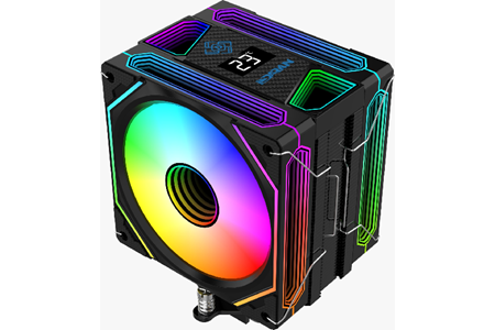 DARYUN ISI GÖSTERGELİ 2X AYNALI FULL ARGB FAN 6 BAKIR BORULU KULE TİPİ İŞLEMCİ FANI( SİYAH-BEYAZ )