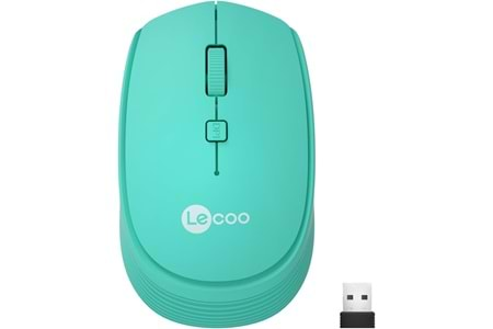 LENOVO LECOO WS202 1600DPI 4 TUŞLU KABLOSUZ MOUSE (YEŞİL RENK)