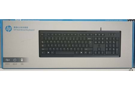 HP 6CB78PA K10 Kablolu Türkçe Q usb Klavye