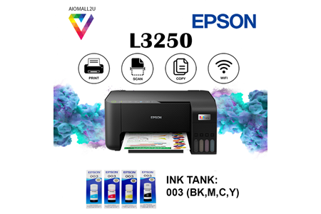 EPSON L3250 RENKLI INKJET YAZ/TAR/FOT/WIFI TANKLI YAZICI