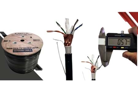 DIS ORTAM 305M OUTDOOR CAT6 UTP KABLO MPIA NC1 NC-1