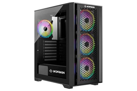 DARYUN NİRSA GAMING PRO 4 x 120 MM BLACK ARGB FANLI BİLGİSAYAR KASASI