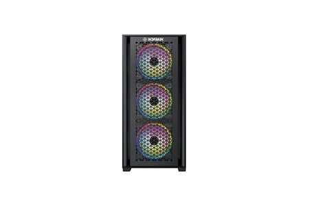 DARYUN NİRSA GAMING PRO 4 x 120 MM BLACK ARGB FANLI BİLGİSAYAR KASASI