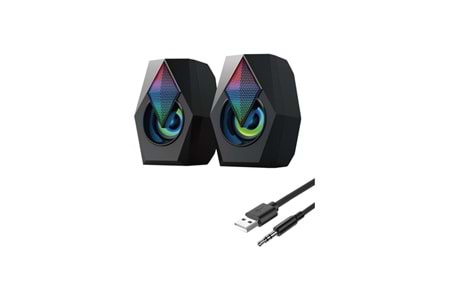 USB LEDLİ HOPARLÖR 1+1 S1 TRİO