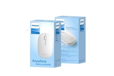PHILIPS KABLOSUZ OPTİK MOUSE SPK7318W BEYAZ 1600DPI