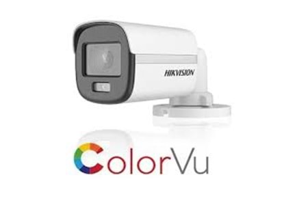 HIKVISION DS-2CE10DF0T-LPFS (DAHILI MIK) 2MP 2.8MM COLORVU IR BULLET KAMERA (TVI/AHD/CVI/CVBS) 20METRE IP67