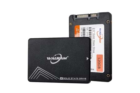 WALRAM 120GB 560/500 MBS OKUMA YAZMA HIZI SATA3 3D TLC NAND SSD DISK