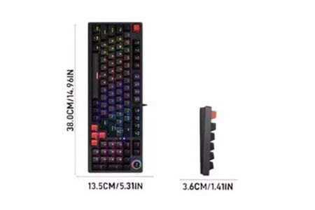 JEDEL KL114 RGB BLUE SWITCH MEKANİK KABLOLU KLAVYE