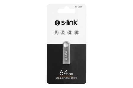 S-LİNK SL-U264 64 GB USB 2.0 FLASH BELLEK