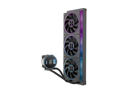 Dragos FrostBite V2 Dijital Isı Göstergeli ARGB 360mm SİYAH İşlemci Sıvı Soğutucu