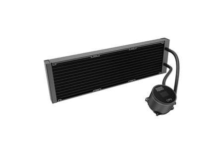 Dragos FrostBite V2 Dijital Isı Göstergeli ARGB 360mm SİYAH İşlemci Sıvı Soğutucu